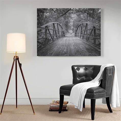 Forest Bridge Canvas Wall Art, 40x30 | At Home