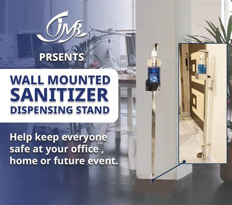 Buy JMB Wall Mounted Stainless Steel Sanitizer Dispensing Stand (Home ...