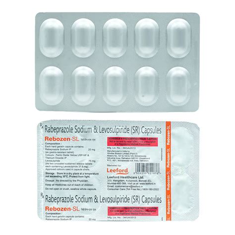 Rebozen-SL Capsule | Uses, Side Effects, Price | Apollo Pharmacy