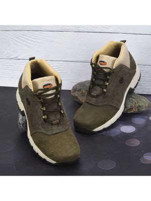 Buy WOODLAND Men Casual Lace-Ups Boots Olive (EURO 39) Online