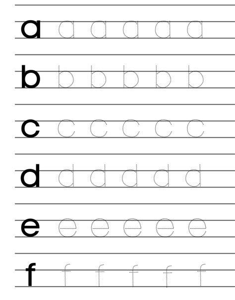 Printable Alphabet Practice Sheets for Kids, Alphabet Worksheets for ...
