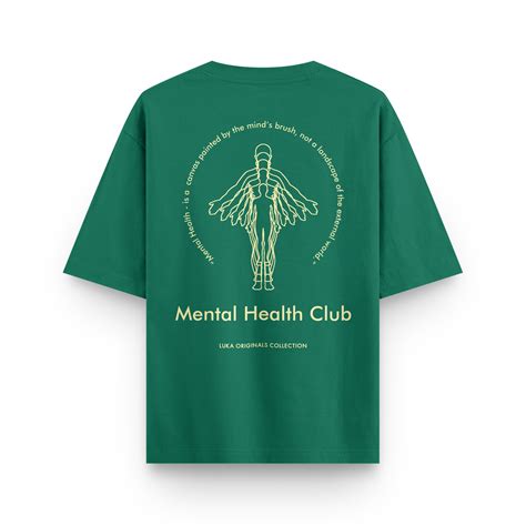 Mental Health Club Oversized Tshirt – Luka Originals