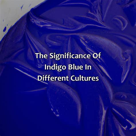 What Color Is Indigo Blue - colorscombo.com