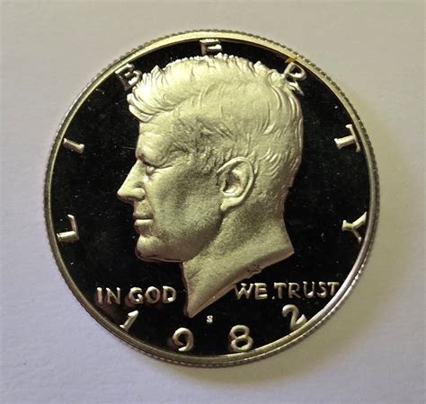 1982-S Kennedy Half Dollar Proof-64 (Near Gem) - For Sale, Buy Now ...