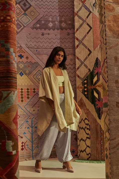 SAGE KAFTAN SET
