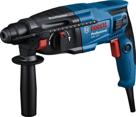 BOSCH Bosch GBH 220 GBH 220+Drill Bit & Flat Chisel Rotary Hammer Drill ...