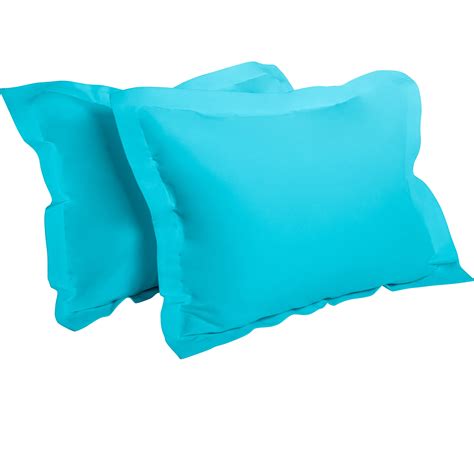 NTBAY 2 Pack Microfiber Standard Pillow Shams, Ultra Soft and ...