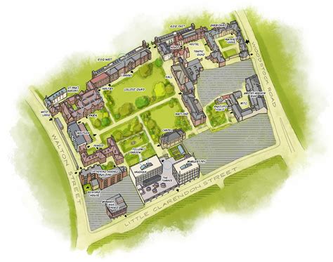 Printable Map Of Oxford Colleges