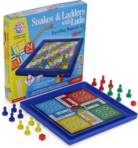 Buy HINATI - 13 in 1 Magnetic Board Game Ludo, Chess, Snake and Ladder ...