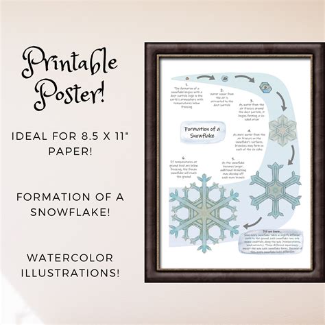 Image result for Snowflake Formation Process