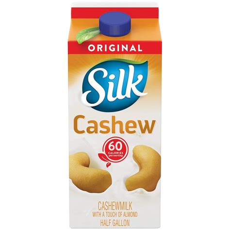Amazon.com: Silk Cashew Milk, Original, Half Gallon, 64 oz : Grocery ...