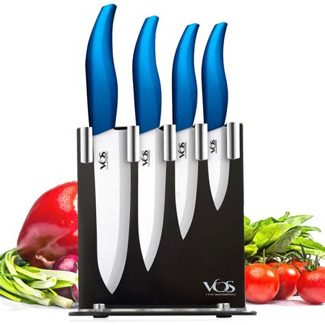 Ceramic 4 Pcs Knife Set with Knives Holder – Vosknife