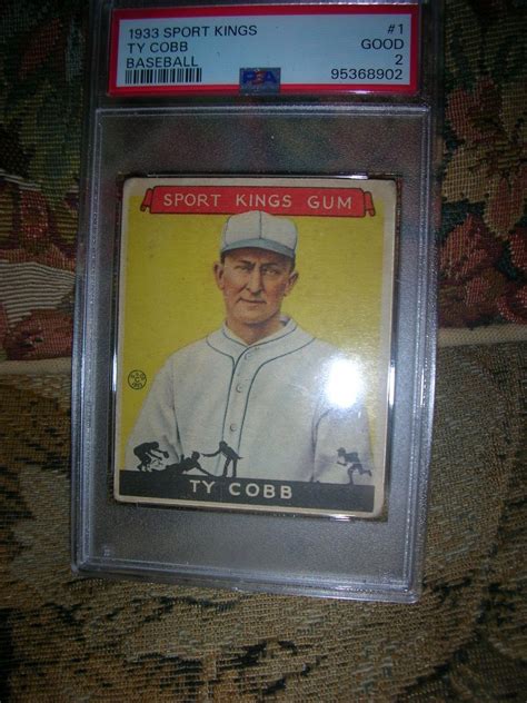 Ty Cobb Baseball Cards