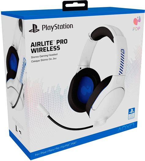 Best Buy: PDP AIRLITE Pro Wireless Gaming Headset for PS5, PS4 Frost ...