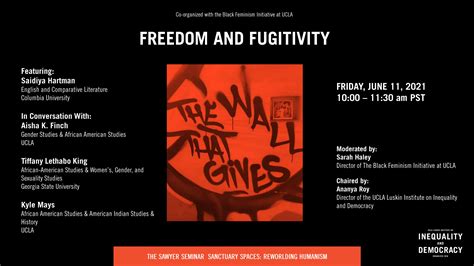 Freedom and Fugitivity – UCLA American Indian Studies Center