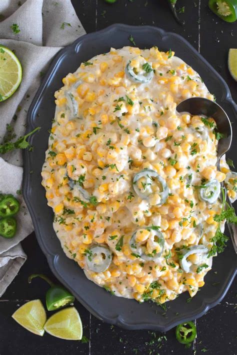 Jalapeno Popper Creamed Corn - Lord Byron's Kitchen