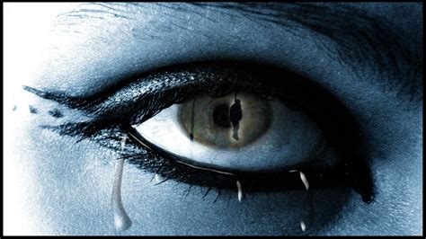 Download Crying Death Dark Eye HD Wallpaper