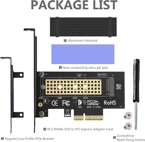 MHQJRH M.2 NVME to PCIe 3.0 x4 Adapter with Aluminum India | Ubuy