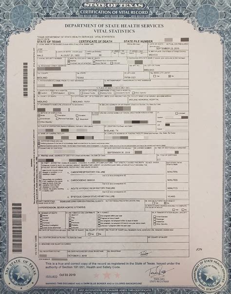 Eden Md Death Certificate at Roger Hughes blog