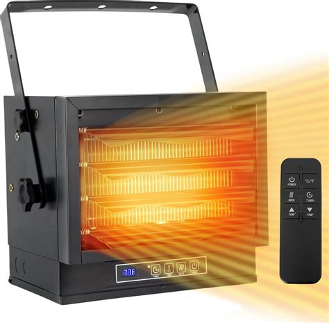 Amazon.com: TEMPWARE Electric Garage Heater, 5000-Watt Digital Fan ...