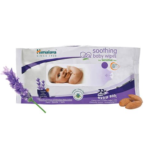 Himalaya soothing baby wipes (72s) – Greenleafdrugstore