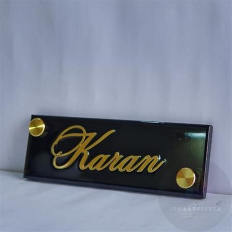 Uphaar Fiesta Nameplate - Resin Customised Nameplate with 1 Year ...