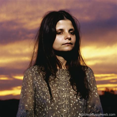 Hope Sandoval golden sky | Stable Diffusion Online