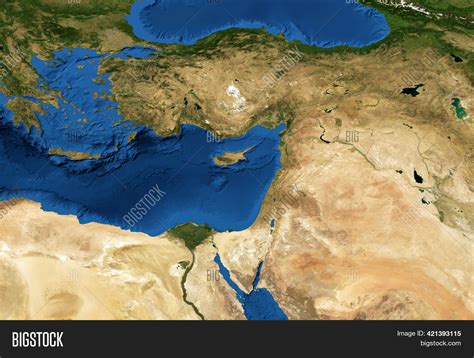 Geographical Map Of The Middle East