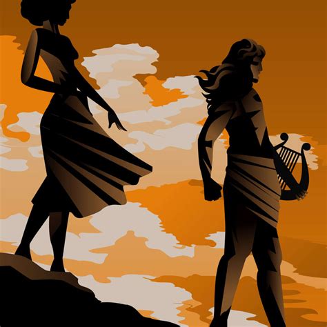 Orpheus And Eurydice Wall Art | Digital Art