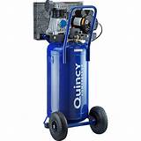 Quincy Single-Stage Portable Electric Air Compressor, 2 HP, 24-Gallon ...