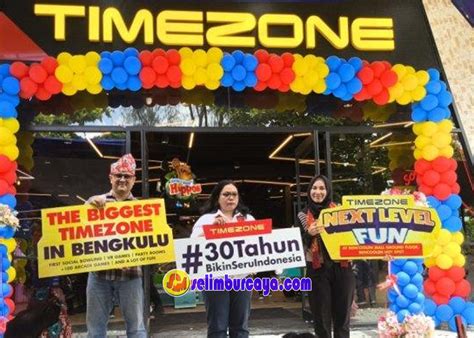 Timezone Terbesar di Sumatera Resmi Dibuka di Bengkulu, Hadirkan 121 Permainan Modern - SELIMBURCAYA