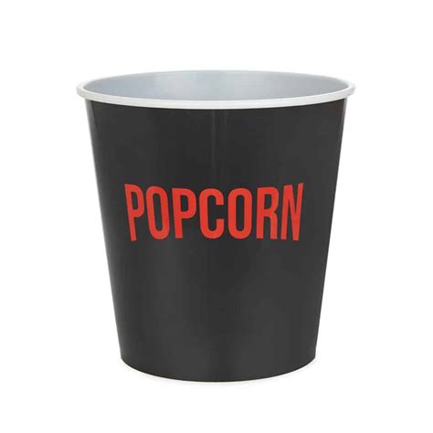 Plastic Reusable Popcorn Bucket Large 2.8L Tub Container - Gifts Tomorrow