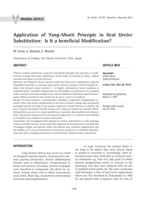 Fillable Online Application of Yang-Monti Principle in Ileal Ureter ...