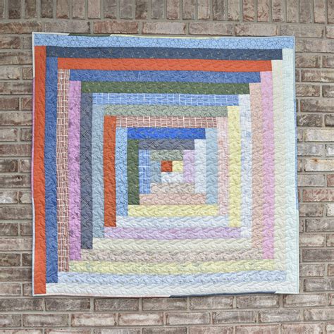Jelly Roll Log Cabin Quilt — Material Girl Quilts