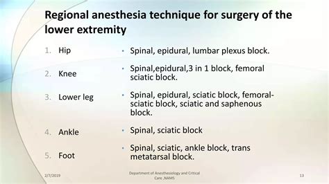 Orthopedic Surgery Anesthesia Management 的图像结果