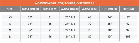 Size Chart-TOP