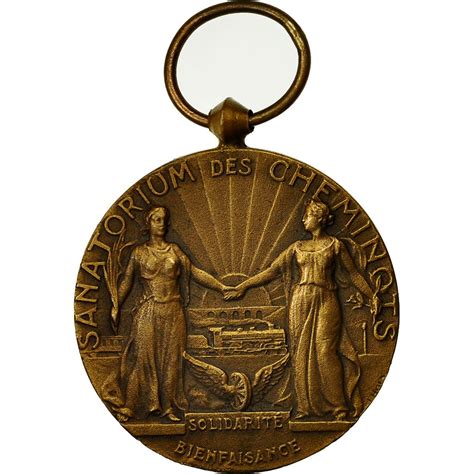 #553904 France, Médaille, Sanatorium des Cheminots, 1936, SUP+, Bronze ...