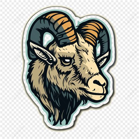 Lovepik- صورة EPS-380620948 id الرسومات بحث - صور الماعز رئيس ملصقا ...