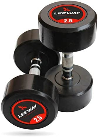 Buy FITRXX Rubber Coated Hexa Dumbbell Set For Men & Women| Weights for ...