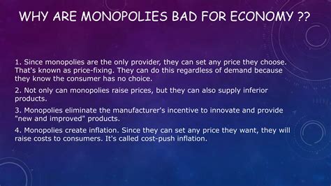 Monopoly in Today's Market | PPTX