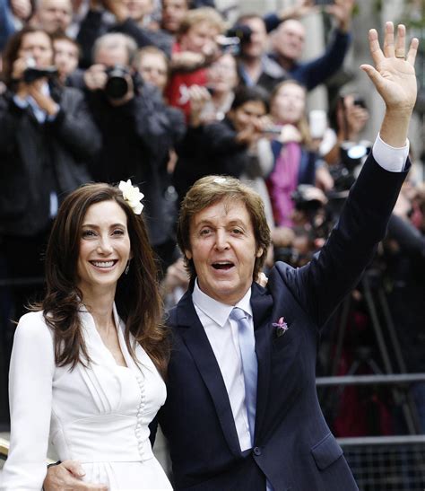 Paul McCartney marries for 3rd time; bride is American heiress Nancy ...