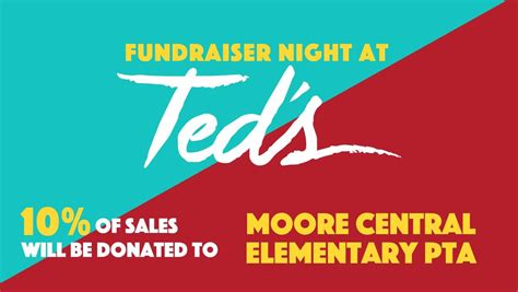Moore Central Elementary PTA Fundraiser Night, Ted's Café Escondido ...