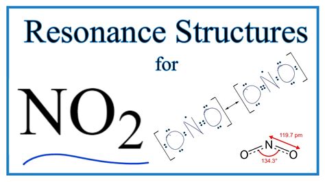 Resonance Structures for NO2 (Nitrogen dioxide) - YouTube