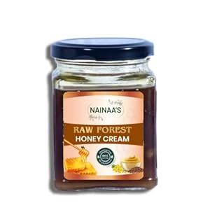 Nainaas Raw Forest Honey Cream (Cholesterol Free) 250GM : Amazon.in ...