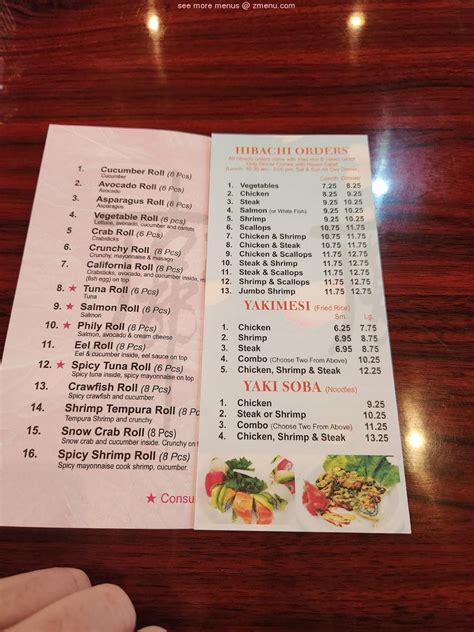 Online Menu of Oishi Japanese Express Restaurant, Tupelo, Mississippi ...