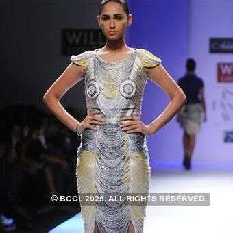 Hasleen Kaur at Wills Lifestyle India Fashion Week 2012