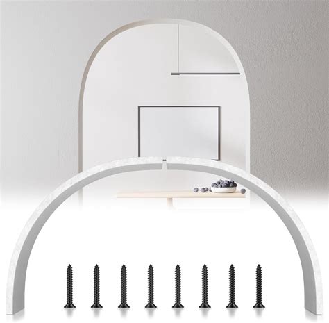 Amazon.com: Nuanchu 2 Pcs Rounded Doorway Arch Kit 8" DIY Interior ...