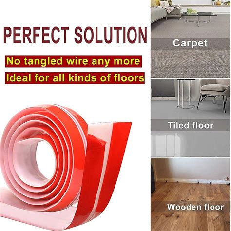 Self Adhesive Cord Hider Space Saving Floor Cable Management For ...
