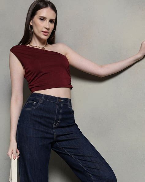 Buy Brown Tops for Women by Shein Online | sheinindia.in