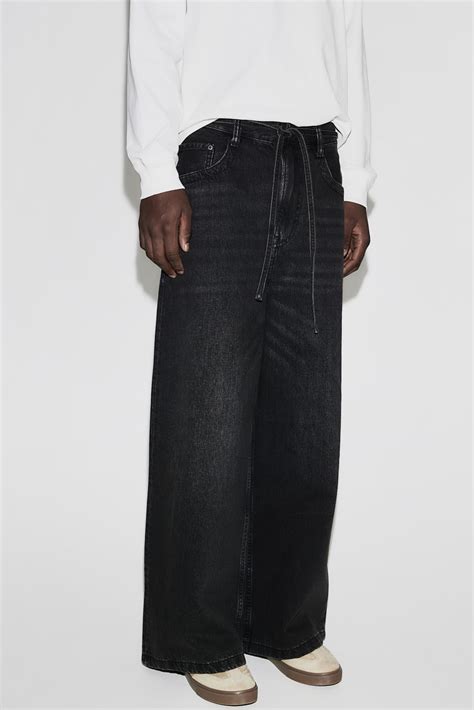 Wide Jeans - Black - Men | H&M GB